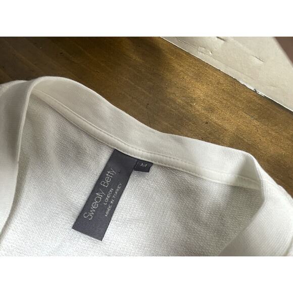 Sweaty Betty After Class Longline Sweatshirt Women's Size Medium White - Picture 9 of 12